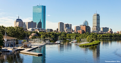 view of boston harbor